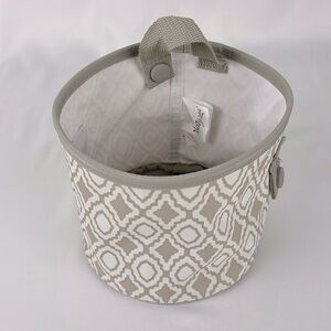 Thirty-one Oh Snap Mini Storage Bin Perfect Pendant Taupe White